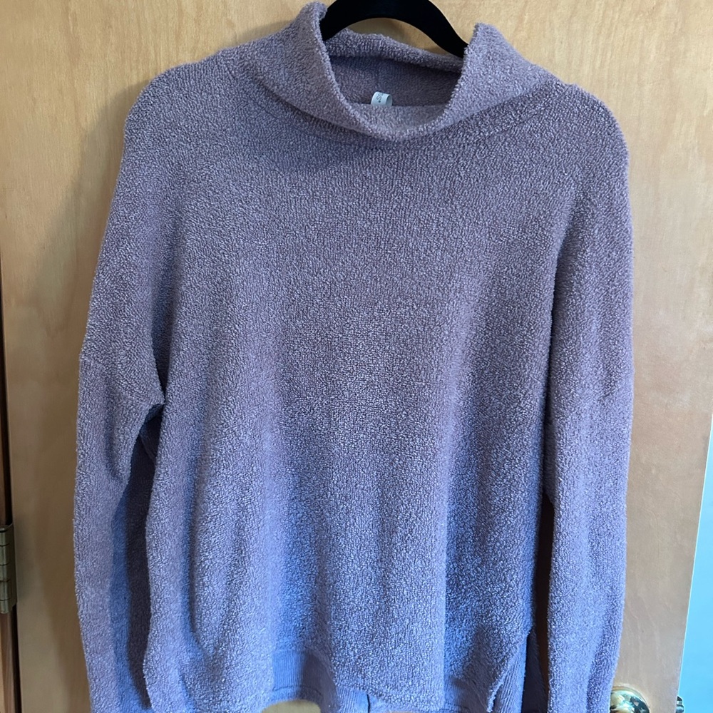 Cozy Mauve Women's Pullover Sweater